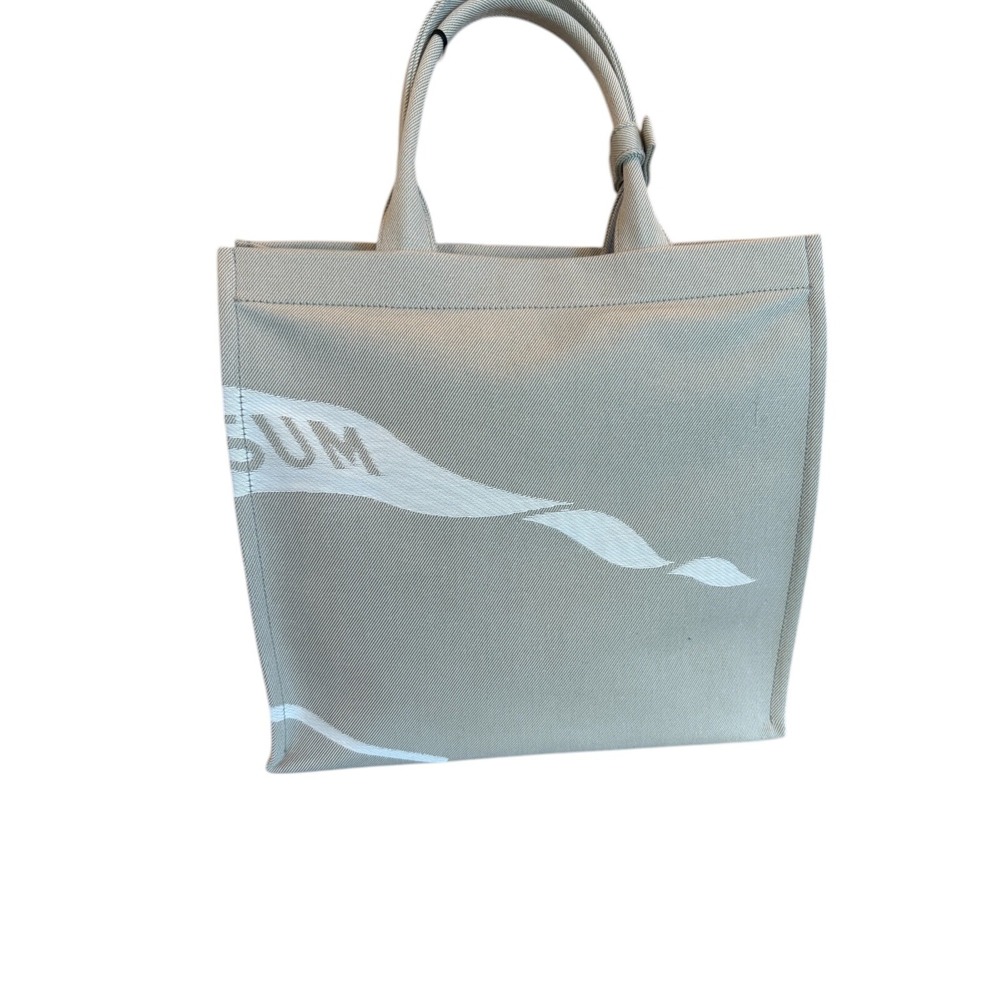 Burberry Unisex Cotton LL EKD Tote in Hunter gray, large, with graphic, 8093183 - Picture 4 of 15